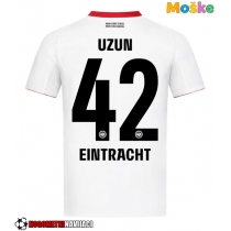 Moške Nogometnih dresov Eintracht Frankfurt Can Uzun #42 Gostujoči 2025-26 Kratki rokavi
